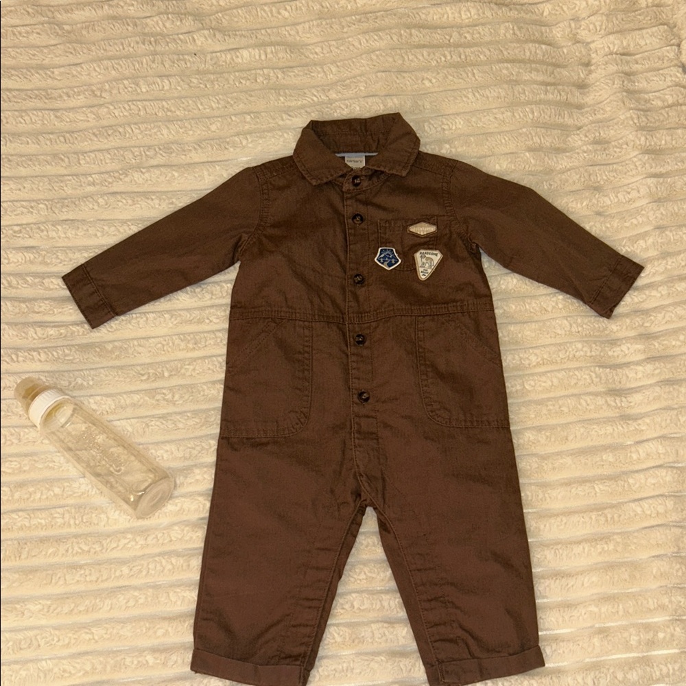 Carter's Chocolate Jumpsuit